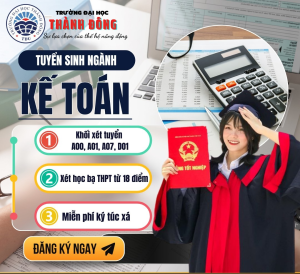 TUYỂN SINH NGÀNH KẾ TOÁN 2025 – HỌC NGAY NGÀNH CHƯA BAO GIỜ HẾT "HOT"!